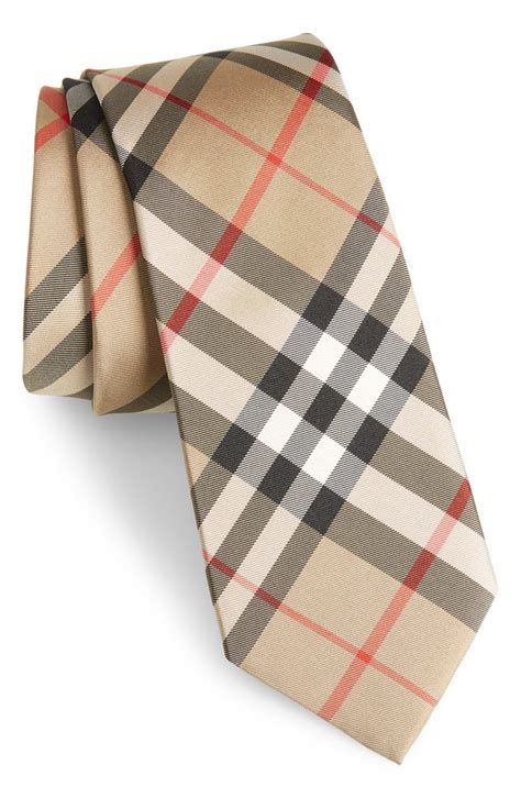 checkered suit burberry tie|Burberry Manston Check Silk Tie .